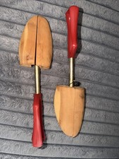 Vintage Florsheim Shoe Tree TRAVEL Stretchers Wood Rochester Shoe Tree Handles -