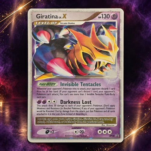 Pokemon Giratina LV.X DP38 Black Star Promo Holo 2009 English 130 LP