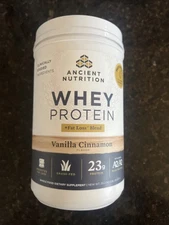 Ancient Nutrition Grass Fed Whey Protein Vanilla Cinamon23g Protein, 20 Servings