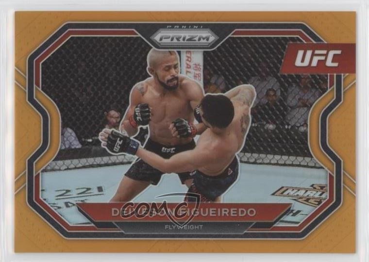 2021 Panini Prizm UFC Orange Prizm 61/99 Deiveson Figueiredo #176 0pr2