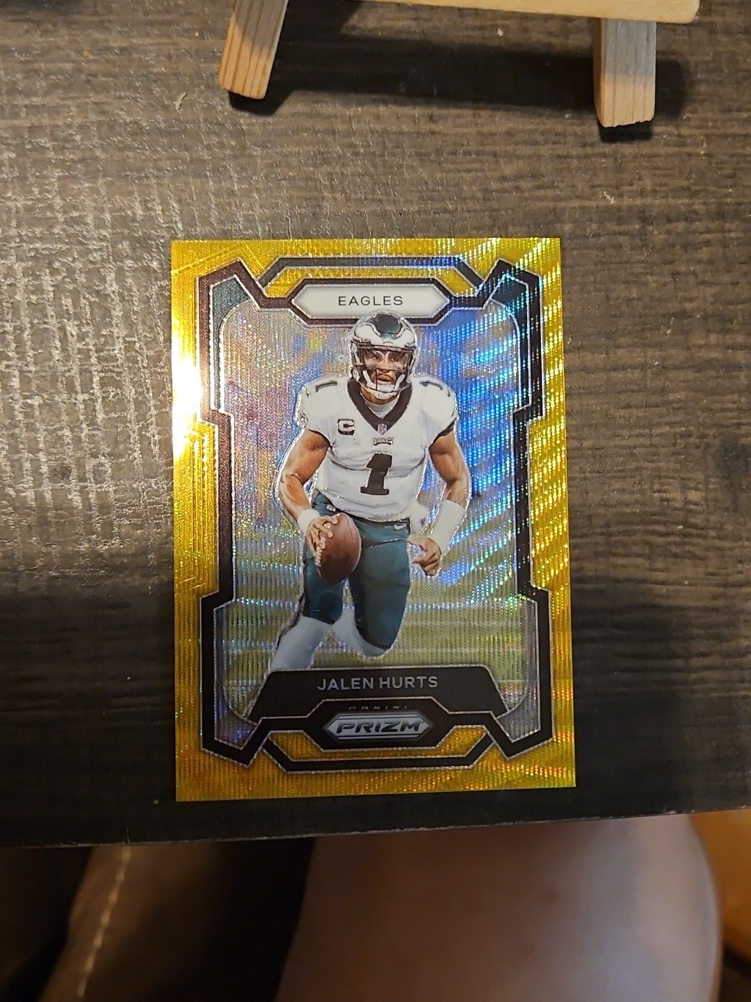 2023 Panini Prizm #244 Jalen Hurts Gold Wave Prizms 1/10 Ebay 1/1 Jersey Number