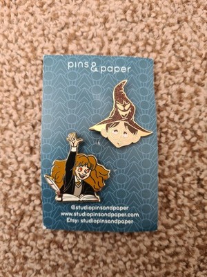 Harry Potter Pins Harry Sortierhut & Hermine Mini Pins von Studio Pins & Papier