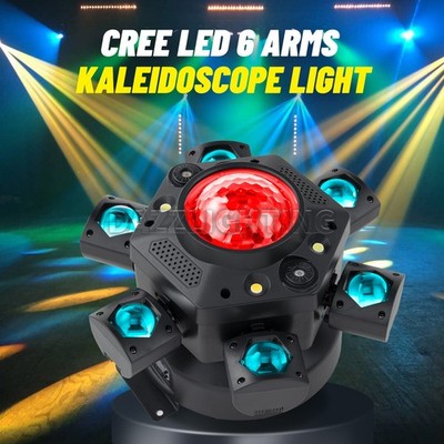 PAIDUN 6 Arms Laser Effect Stage Light Magic Ball Rotation Lighting DJ Disco Bar
