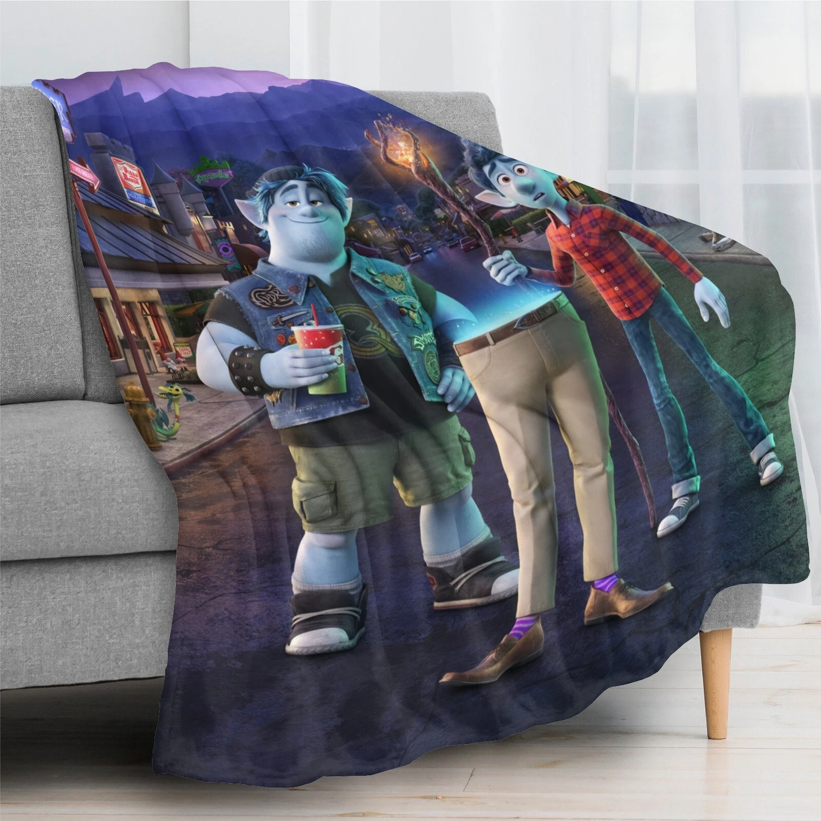 Onward Blanket Soft Bed Sofa Throw Cozy Lightweight Birthday Gift for Boys