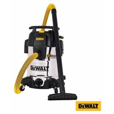 Image of DeWalt 38L Wet Dry Vacuum Stainless Steel 750W StealthSonic DXV38S-QTC