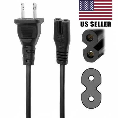 #ad #ad Lot AC 2 Prong Power Cord 5FT Standard 2 Slot Power Cable Replacement $45.99