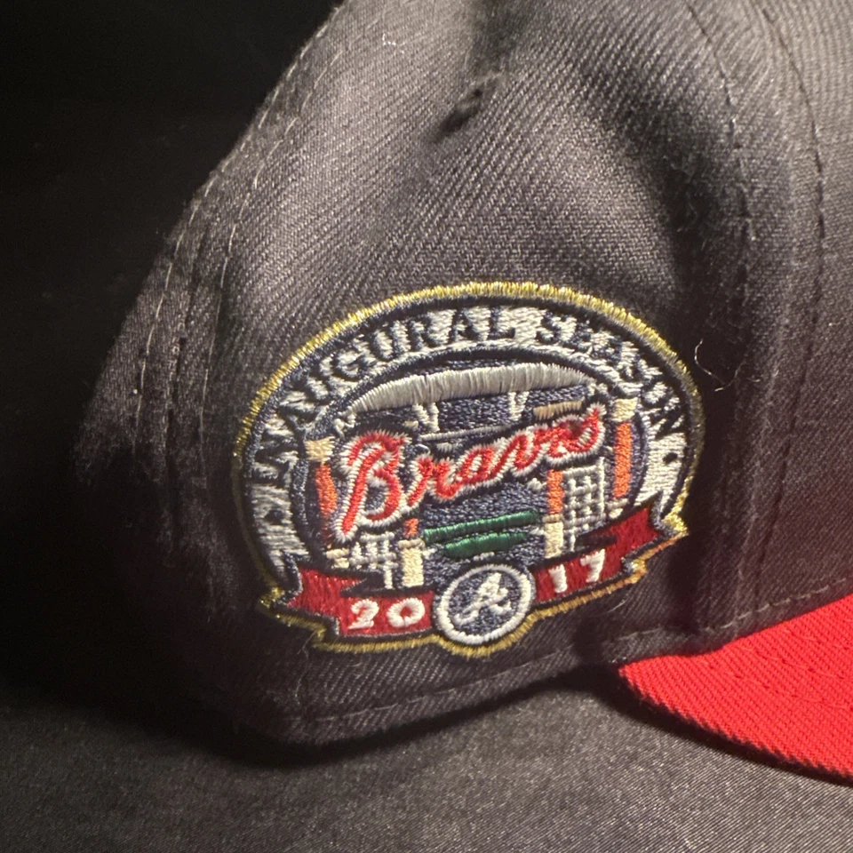 Кепка бейсболка New Era 9Fifty Atlanta Braves Gold 2017 инаугурационный сезон - Изображение 3 из 4