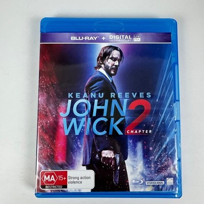 John Wick Chapter 2 (Blu-ray 2017) Keanu Reeves Ian McShane Ruby Rose Region B