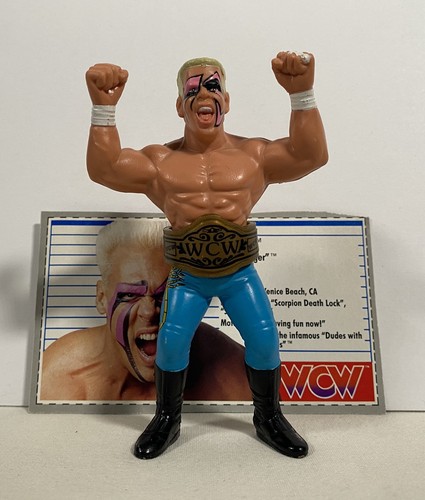 Vintage WCW Galoob Wrestling Figure 1990 Surfer St...