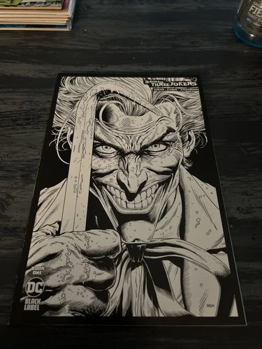 BATMAN THREE JOKERS #1 - JASON FABOK - B&W VARIANT (1:100) DC COMICS 2020