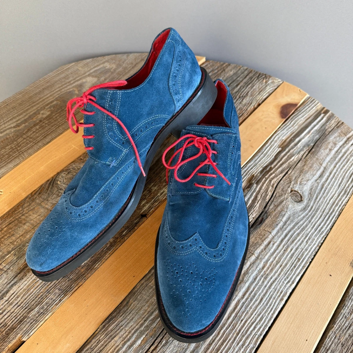 Oxford Suede Red Dress Shoes for Men | eBay