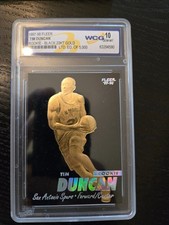 TIM DUNCAN 1997-98 Fleer ROOKIE 23KT Gold Card MINT 10 BLACK GOLD (#3555/5000). rookie card picture