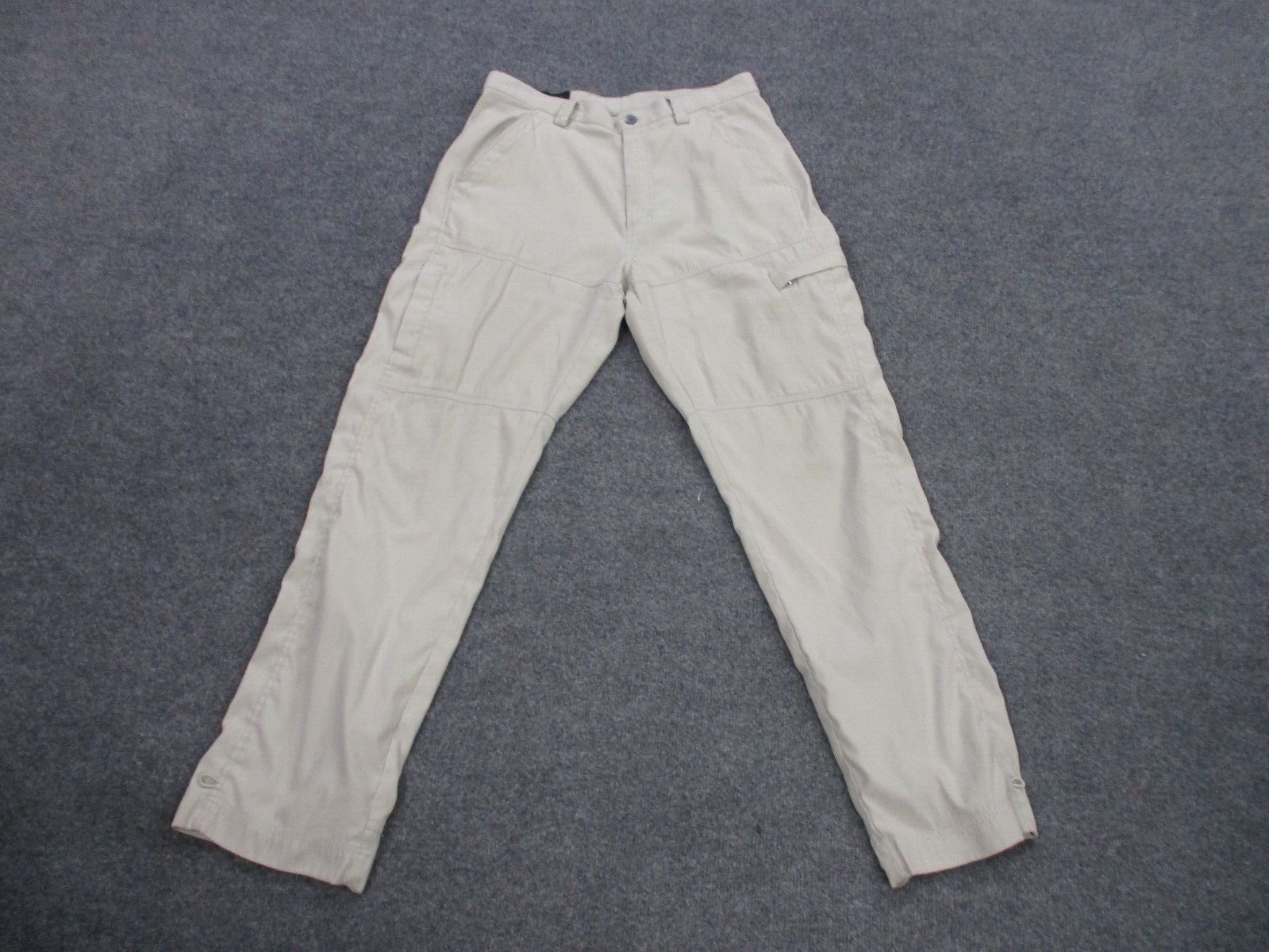 Oakley Beige Cargo Carpenter Pants 34x33 Straight Leg Mens Golf