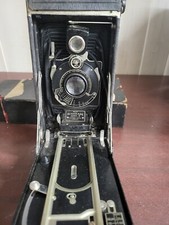 Vintage Kodak No. 2C Series III Folding Camera Leather Case  Booklet