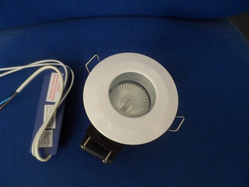 FIXED IP65 FIRE RATED PRESSED STEEL SHOWERLIGHT - Picture 5 of 7