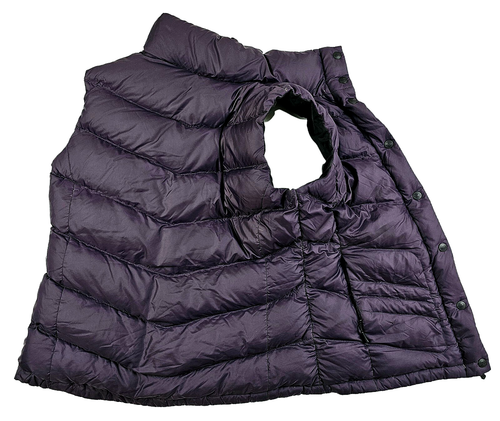 HOT Women THE NORTH FACE 700 SPORTS QUILT GOOSE DOWN PUFFER PURPLE VEST Jacket L - Picture 4 of 15