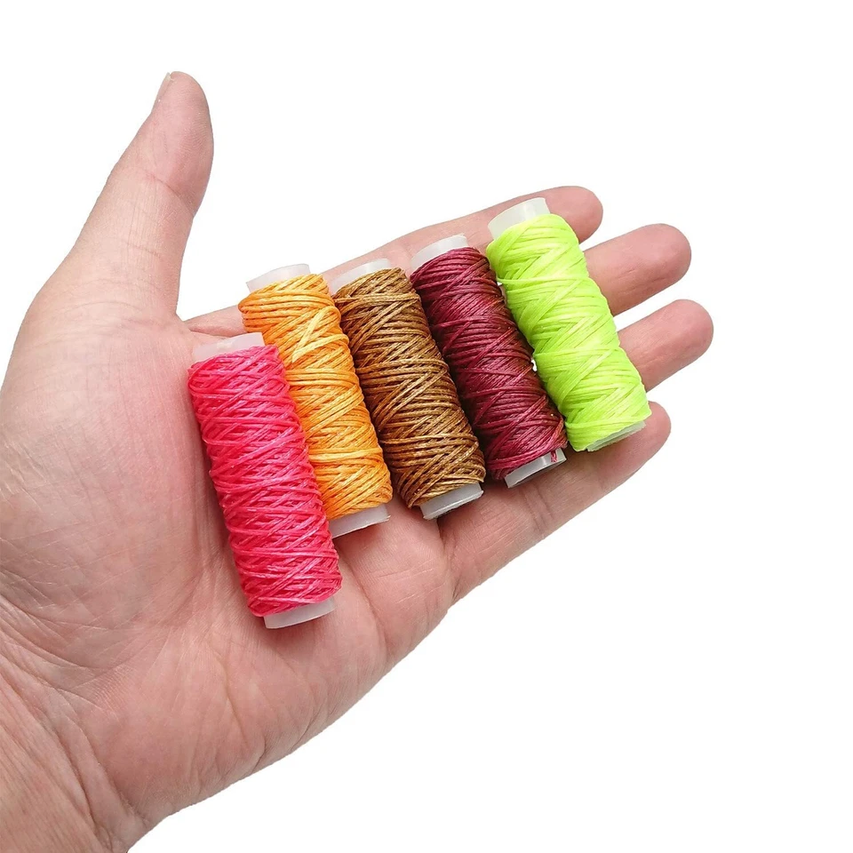 24 Colors Waxed Thread Leather Sewing ThreadHand Stitching Thread for Hand Se... - Image 3 of 4