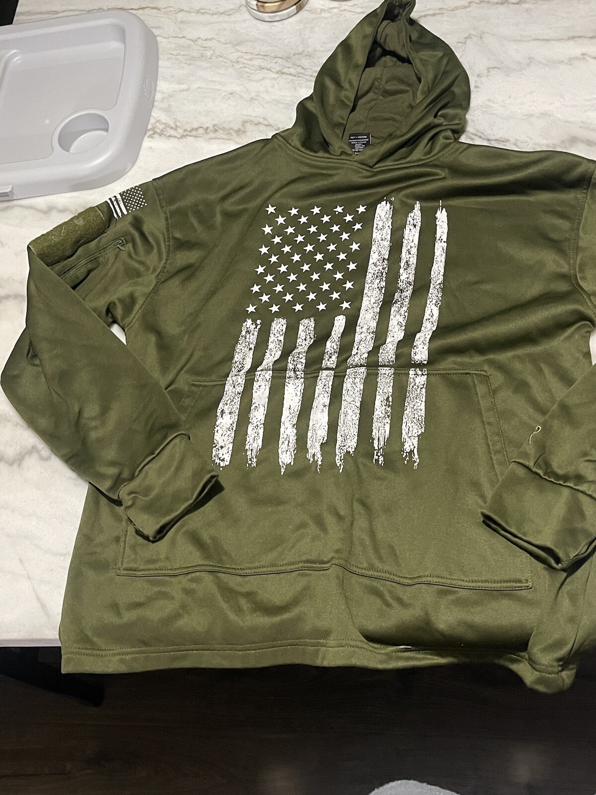 Rothco U.S. Flag Concealed Carry Pullover Hoodie … - image 1