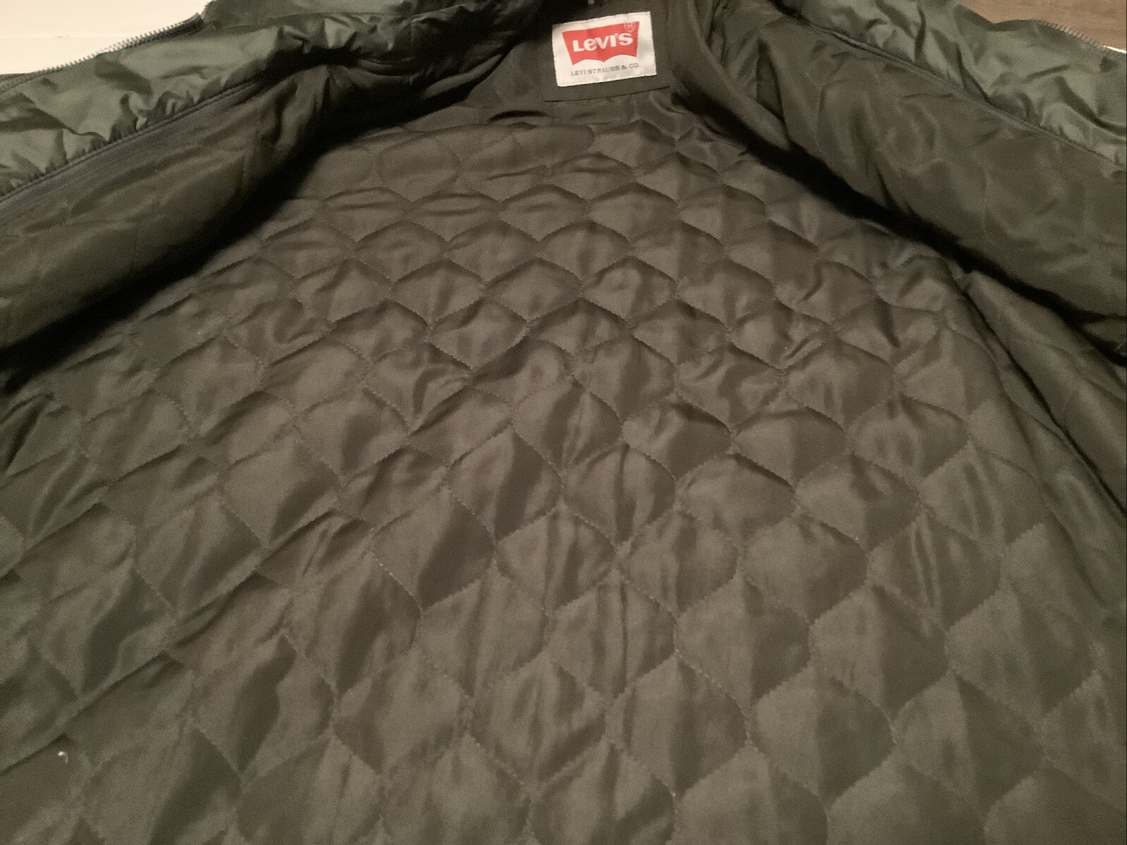 Levi's Women M Lightweight Cargo JacketForest Gre… - image 4