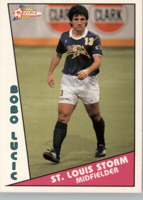 1991-92 Pacific MSL MISL NASL NPSL -  St Louis Storm - #128 Bobo Lucic