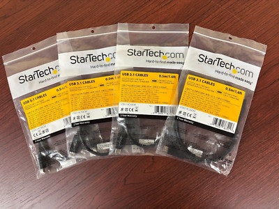 StarTech.com - 4 USB 3.1 Cables 0.5m/1.6 ft
