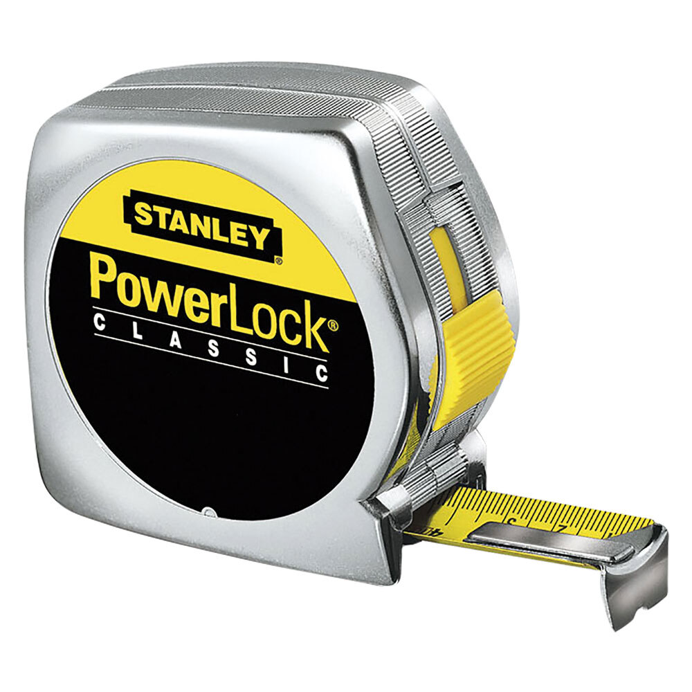 STANLEY FLESSOMETRO PROFESSIONALE 'POWER LOCK' 5 MT - 19 MM -STANLEY-DF 10196321