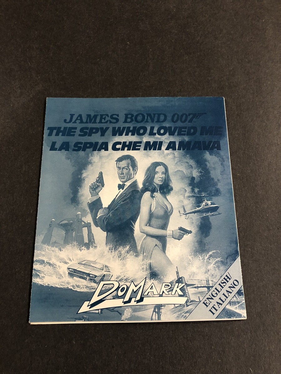 james bond 007 spy who loved me zx spectrum manual only
