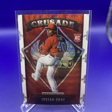 Josiah Gray Ruby Wave Prizm /199 | 2022 Panini Chronicles Crusade | Nationals RC