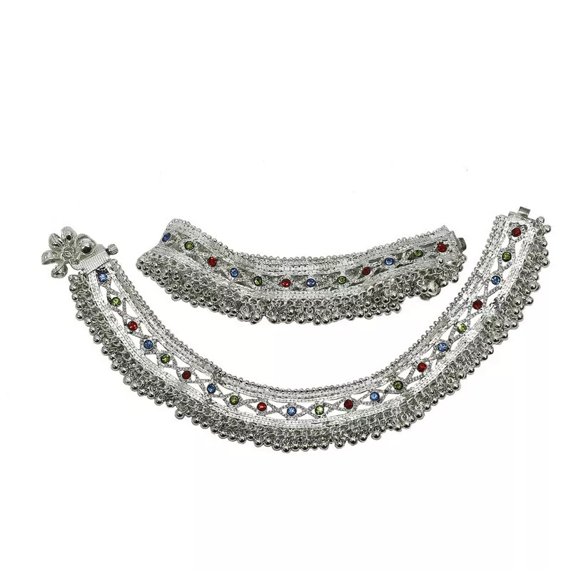 Women Anklet Payal Pajeb Ankle Traditional Soft Bell Jewelry Foot