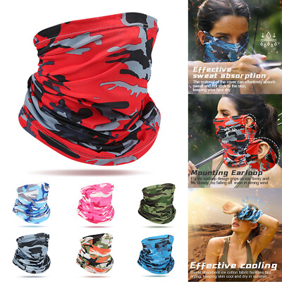 Bandana Mask Head Biker Neck Motorcycle Scarf Head Wrap Face Shield Mask