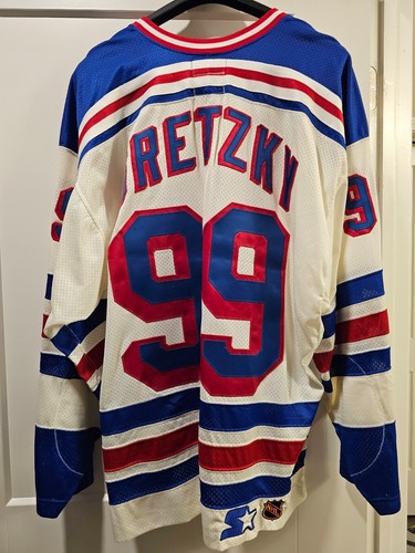 Sweat à Capuche New York Rangers Wayne Gretzky - Fait Main, Pour Homme