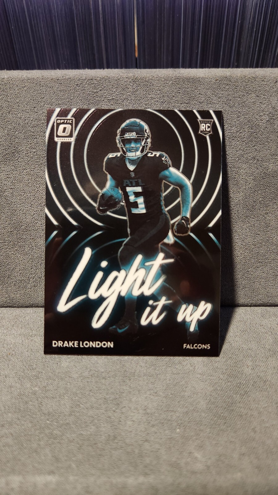 2022 Panini Donruss Optic - Light It Up #LU-14 Drake London (RC)