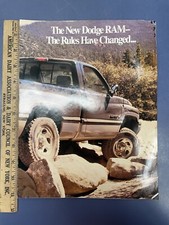New Old Stock 1994 Dodge Ram PickUp Fold Out Dealership Brochure