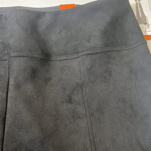 Andrew Marc Pant Women's Size XXL Black Faux Suede Stretch Pull-on Trouser NWT - Picture 2 of 11