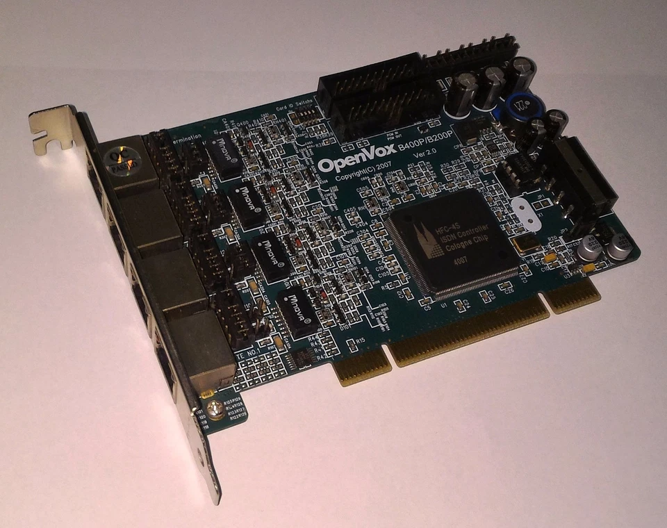  OpenVox 4 Port ISDN BRI PCI Card B400P for Asterisk - Image 4 of 4