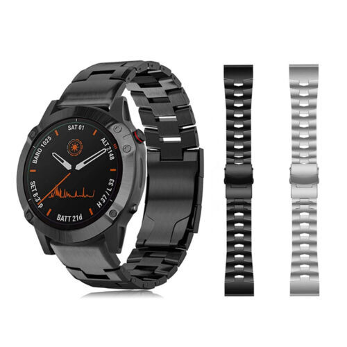 Garmin QuickFit 26 mm Vented Titanium Carbon Gray DLC Watch Garmin QuickFit 26 mm Vented Titanium Carbon Gray DLC Watch