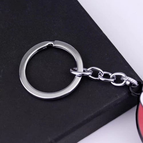 Huge 6cm Ghostbusters Slimer Enamel Silver Key Ring Key Chain Movie Logo Keyring - Picture 7 of 8