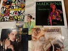 MADONNA  Lot of 5, 12" Vinyl Singles NM/EX Virgin Material Girl Borderline