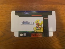 Final Fantasy V 5 - English - Nintendo SNES BOX ONLY