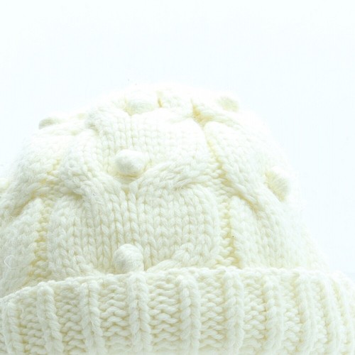 Gap Girls Ivory Acrylic Beanie Size XS - Picture 3 of 10