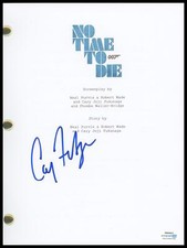 Cary Fukunaga "No Time to Die" Director AUTOGRAPH Signed Script Screenplay ACOA