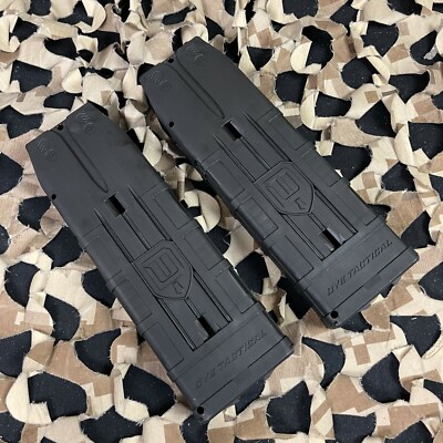 NEW Planet Eclipse EMEK MG100 20 Round Paintball Magazine By Dye 2 Pack - Black