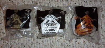 2001-2002 Battle Bots #3 Wind-Up #4 & #7 Pullback Action McDonald's Happy Meal