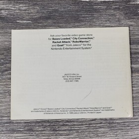 Nintendo NES Hoops Basketball MANUAL ONLY! Video Game Replacement Part OEM 1989