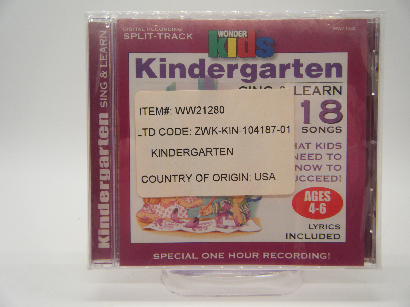 NEW Wonder Kids Sing & Learn Kindergarten Ages 46 18 Songs Alphabet