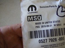 GENUINE MOPAR 05277928 EGR VALVE GASKET
