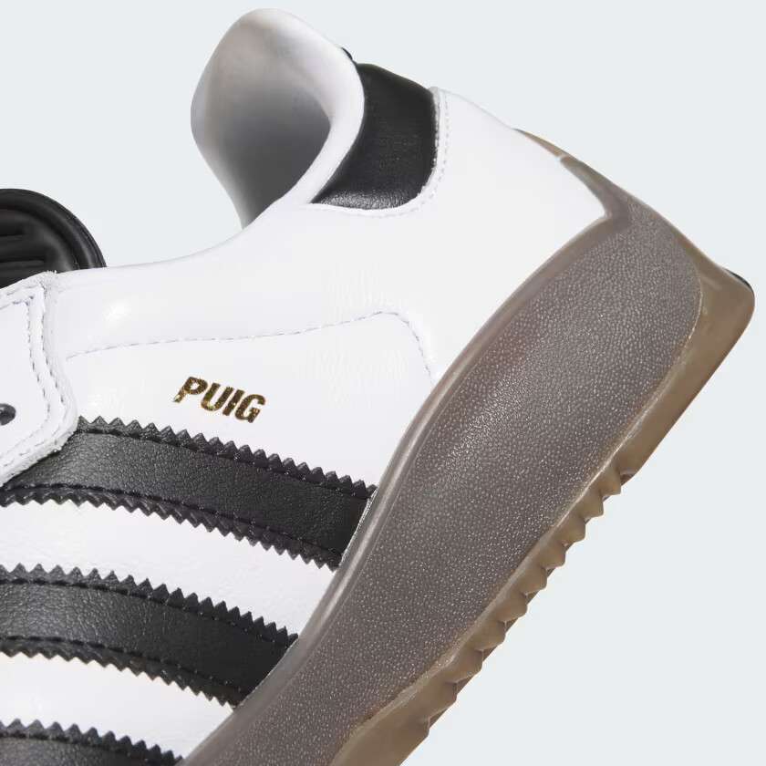 Mens ADIDAS Puig Samba Shoes JP5658 Cloud White / Core Black / Gum