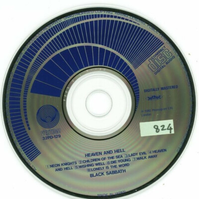 BLACK SABBATH Heaven And Hell JAPAN CD 32PD-129 OBI s7330 | eBay