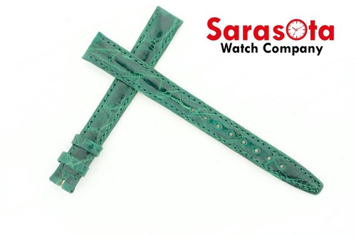 Tiffany&Co. Austria Green Crocodile 12mm Short/Regular/Long Length Watch Band - Picture 11 of 12