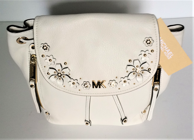 michael kors backpack flowers
